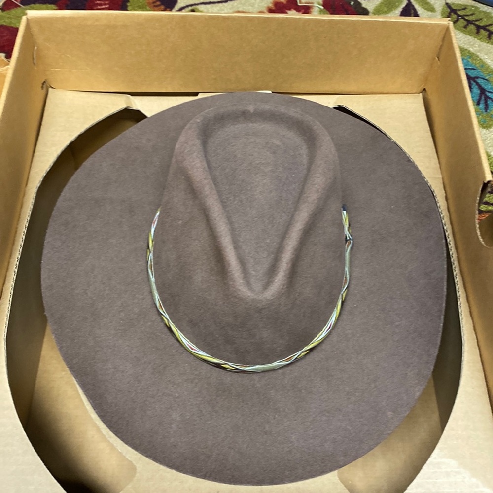 Brown Wool Renegade Cowgirl Hat size 7